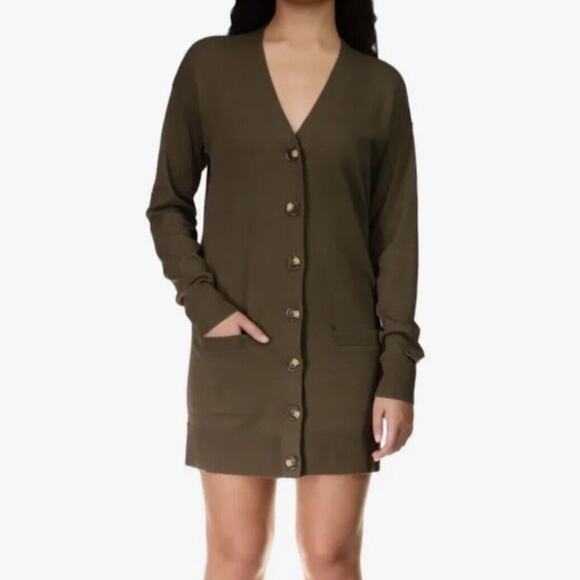 Sanctuary Olive Green Cardigan Medium NWT - Picture 1 of 7